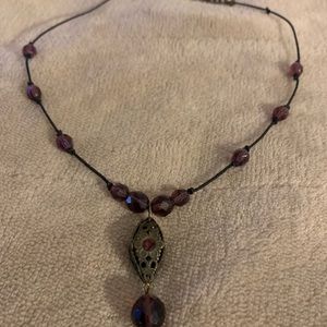 Purple necklace